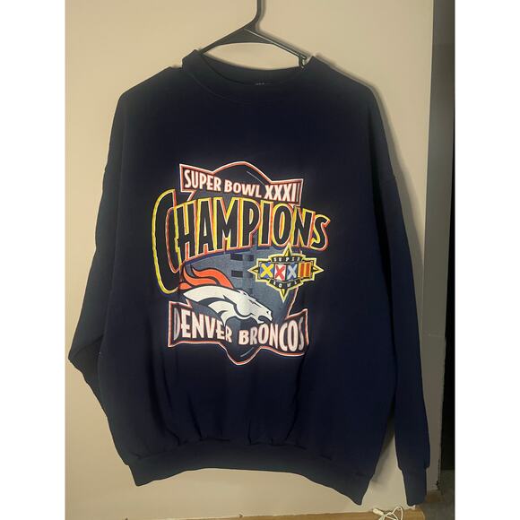 Vintage 1998 Super Bowl Denver Broncos Crewneck - Picture 1 of 3